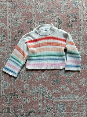 Lola + the Boys Rainbow Sweater